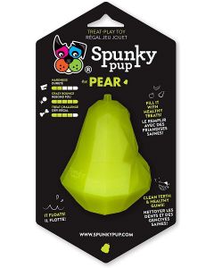 Spunky Pup Treat Holding Pear Dog Toy 