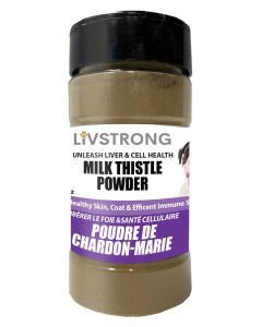 Live Well Pets Milk Thistle Digestive & Immune health Dog & Cat Powder Supplement-100g