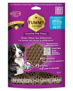 Yummy Combs With Real Chicken Flossing Dog Treats - Small