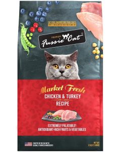 Fussie Cat Market Fresh Chicken & Turkey Meal Recipe Dry Cat Food