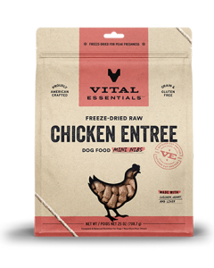 Vital Essentials Chicken Entree Mini Nibs Freeze Dried Raw Dog Food