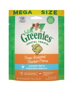 Greenies Feline Oven Roasted Chicken Flavor Dental Cat Treats
