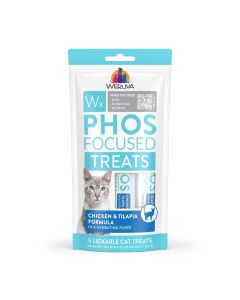 Weruva Wx Phos Focused Chicken & Tilapia Formula Lickable Cat Treats 5 x 14g