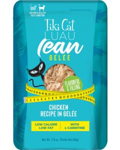 Tiki Cat Luau Lean Gelee Chicken Recipe Cat Food Pouches - 12 x 2.8oz