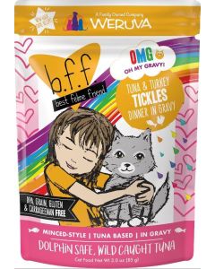 Weruva BFF Tuna & Turkey Tickles Recipe In Gravy Cat Food Pouches