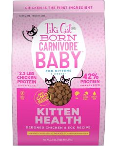 Tiki Cat Born Carnivore Grain-Free Kitten Chicken & Egg Dry Cat Food