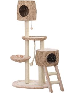 PetPals CO-OP Multi Level Cat Tree with Condo & Teaser
