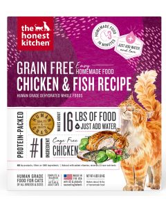 The Honest Kitchen Wholemade Grain Free Chicken & Fish Recipe Dehydrated Cat Food