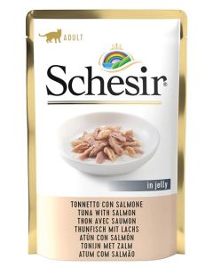 Schesir Tuna with Salmon Cat Food Pouches 20 x 85g