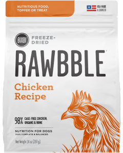 Bixbi Rawbble Chicken Freeze-Dried Dog Food