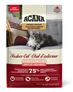 Acana Highest Protein Indoor Cat With Free-Run Chicken, Salmon, and Trout Grain-Free Dry Cat Food
