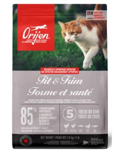 Orijen Fit and Trim Fresh or Raw Chicken, Turkey, and Wild Caught Fish Dry Cat Food