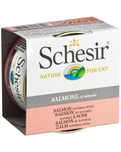 Schesir Salmon Natural Style Canned Cat Food 14 x 3oz