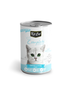Kit Cat Complete Cuisine Chicken Classic In Broth Canned Cat Food - 24x150g