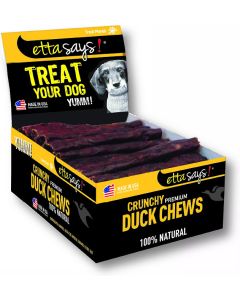 Etta Says! Crunchy Duck Chews Dog Treats