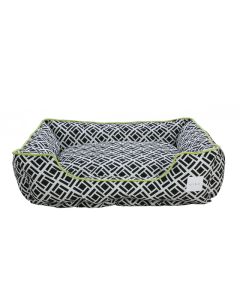 Kort & Co Zingle Black & Green Cuddler Pet Bed