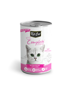 Kit Cat Complete Cuisine Chicken In Broth Kitten Recipe Canned Cat Food - 24x150g