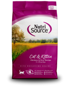 NutriSource Cat & Kitten Chicken & Rice Recipe With Wholesome Grains Dry Cat Food