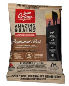 Orijen Amazing Grains Regional Red Dry Dog Food - Sample