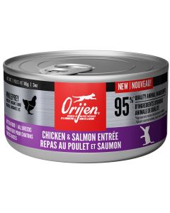 Orijen Chicken and Salmon Entree in Bone Broth Canned Food for Kittens