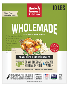 The Honest Kitchen Wholemade Grain Free Chicken Recipe Dehydrated Dog Food