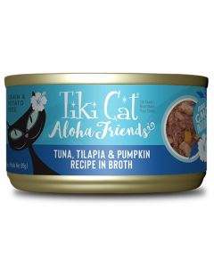 Tiki Cat Aloha Friends Tuna with Tilapia & Pumpkin Canned Cat Food
