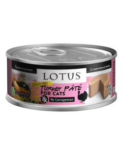 Lotus Grain-Free Turkey Pate Canned Cat Food