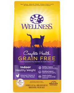 Wellness Complete Health Grain-Free Healthy Weight Chicken Indoor Dry Cat Food