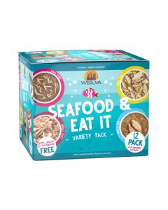 Weruva Seafood & Eat It Variety Pack Grain, Gluten & Carrageenan Free Canned Cat Food