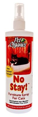 NaturVet Pet Organics No Stay! Furniture Spray for Cats