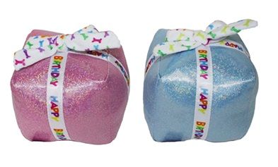 Multipet Birthday Present 3.5" Assorted Dog Toy