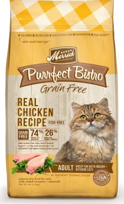 Merrick Purrfect Bistro Grain-Free Real Chicken Recipe Adult Dry Cat Food
