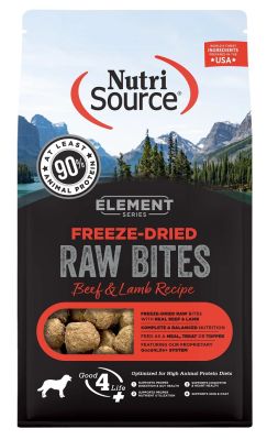 NutriSource Element Series Beef & Lamb Freeze Dried Raw Dog Food