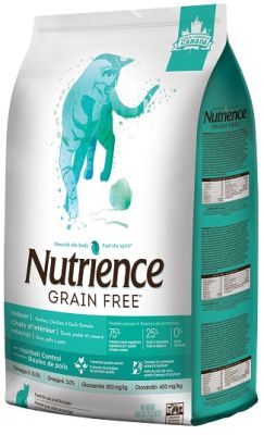 Nutrience Grain Free Indoor Cat – Turkey, Chicken & Duck Dry Cat Food 11 lbs