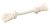 Multipet 2-Knot White Rope 9" Medium Dog Toy