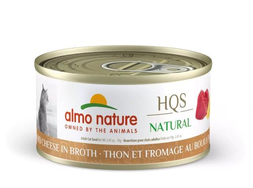Almo Nature Natural Tuna and Cheese in Broth Grain-Free Canned Cat Food