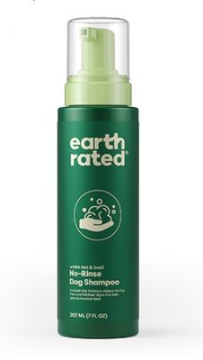 Earth Rated White Tea and Basil No-Rinse Dog Shampoo 7oz