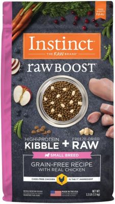 Instinct Raw Boost Small Breed Grain Free Chicken Recipe Dry Dog Food - 3.5lb