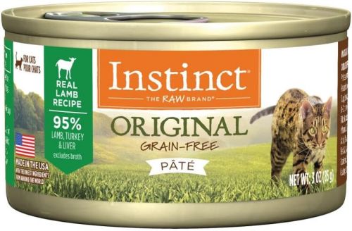 Instinct Original Grain Free Lamb Recipe Canned Cat Food