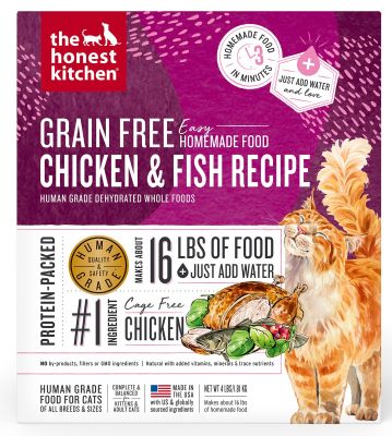 The Honest Kitchen Wholemade Grain Free Chicken & Fish Recipe Dehydrated Cat Food