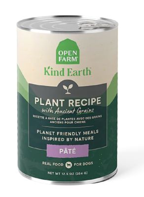 Open Farm Kind Earth Plant Pate With Ancient Grains Canned Dog Food 12 x 12.5 oz