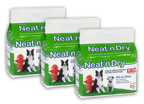 Iris Neat n Dry Puppy Pads Medium Size 17.5" x 23.5" - 150 pads