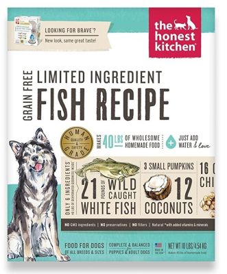 The Honest Kitchen Limited Ingredient Diet Fish Grain-Free Dehydrated Dog Food