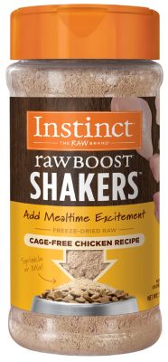 Instinct Raw Boost Shakers Grain Free Freeze Dried Chicken Recipe Dry Dog Food Topper - 5.5oz