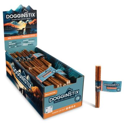 DOGGINSTIX Bully Sticks 6" Standard - 100ct