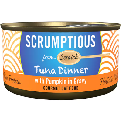 Scrumptious From Scratch Red Meat Tuna With Pumpkin In Gravy Canned Cat Food - 24 x 79g