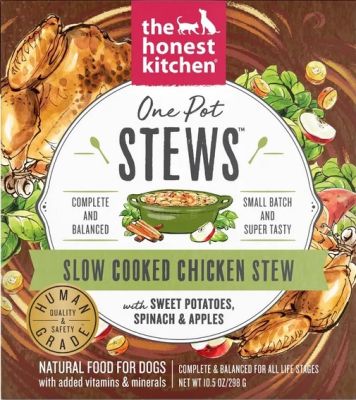 The Honest Kitchen One Pot Stews Slow Cooked Chicken with Sweet Potato Wet Dog Food - 6x10.5oz