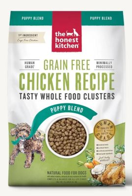 The Honest Kitchen Grain-Free Whole Food Clusters Chicken Dry Puppy Food 