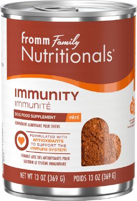 Fromm Nutritionals Immunity Supplement Pate Canned Dog Food - 12 x 13oz