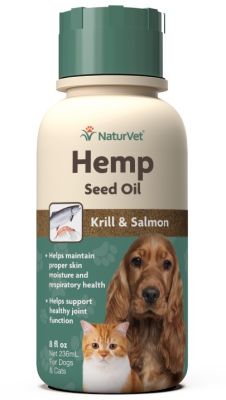 NaturVet Hemp Seed Oil for Dogs & Cats
